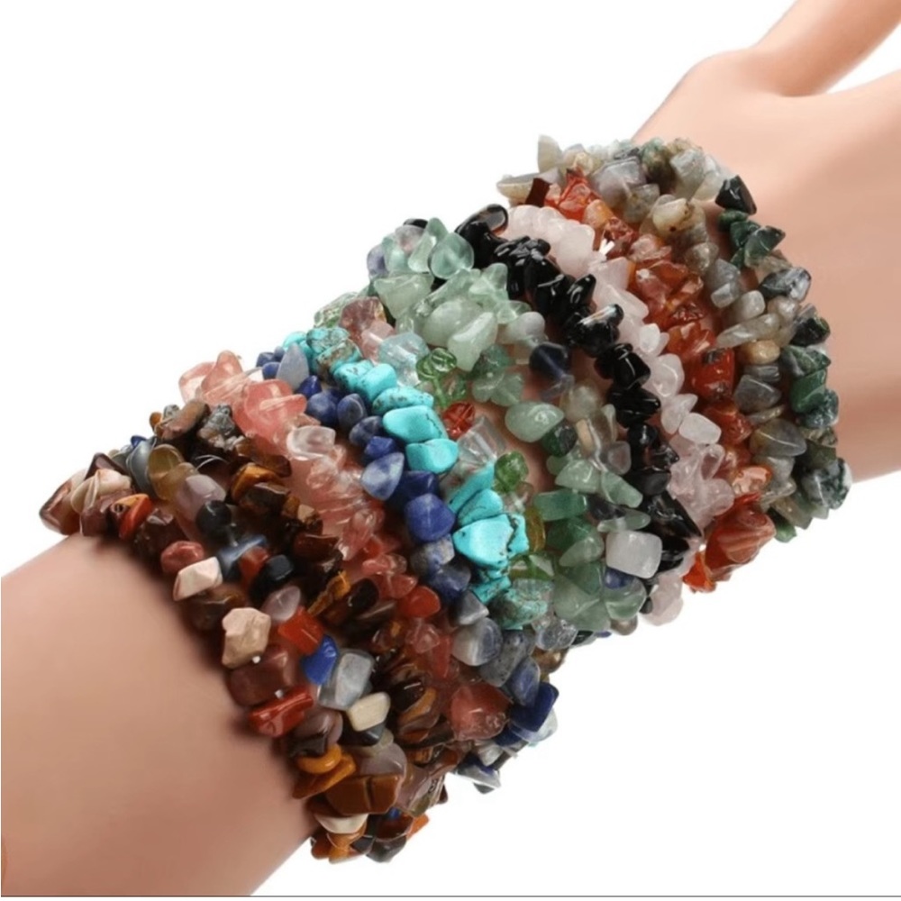 5 Natural Healing Stone Bracelets
